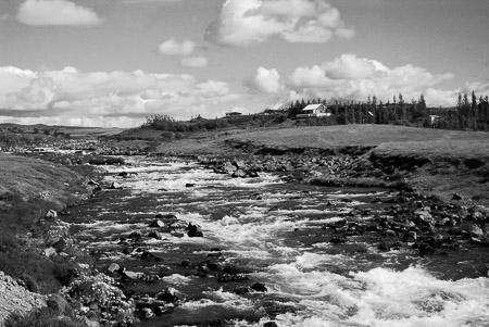 River and Farmhouse